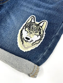Wolf Embroidered Iron-on Patch