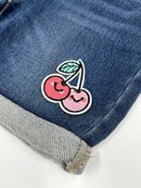 Smiling Cherries Embroidery Patch