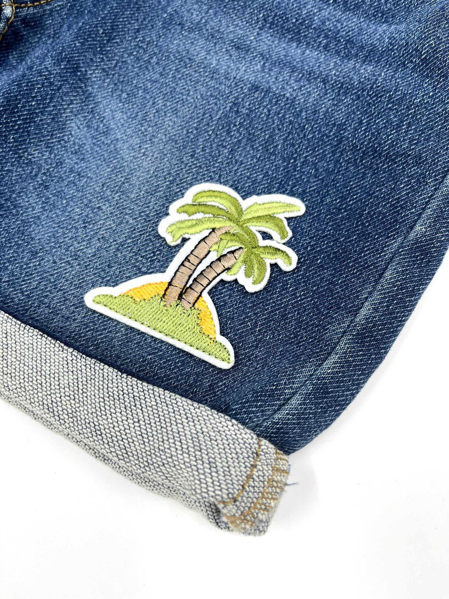 Palm Trees Sunset Embroidery Patch