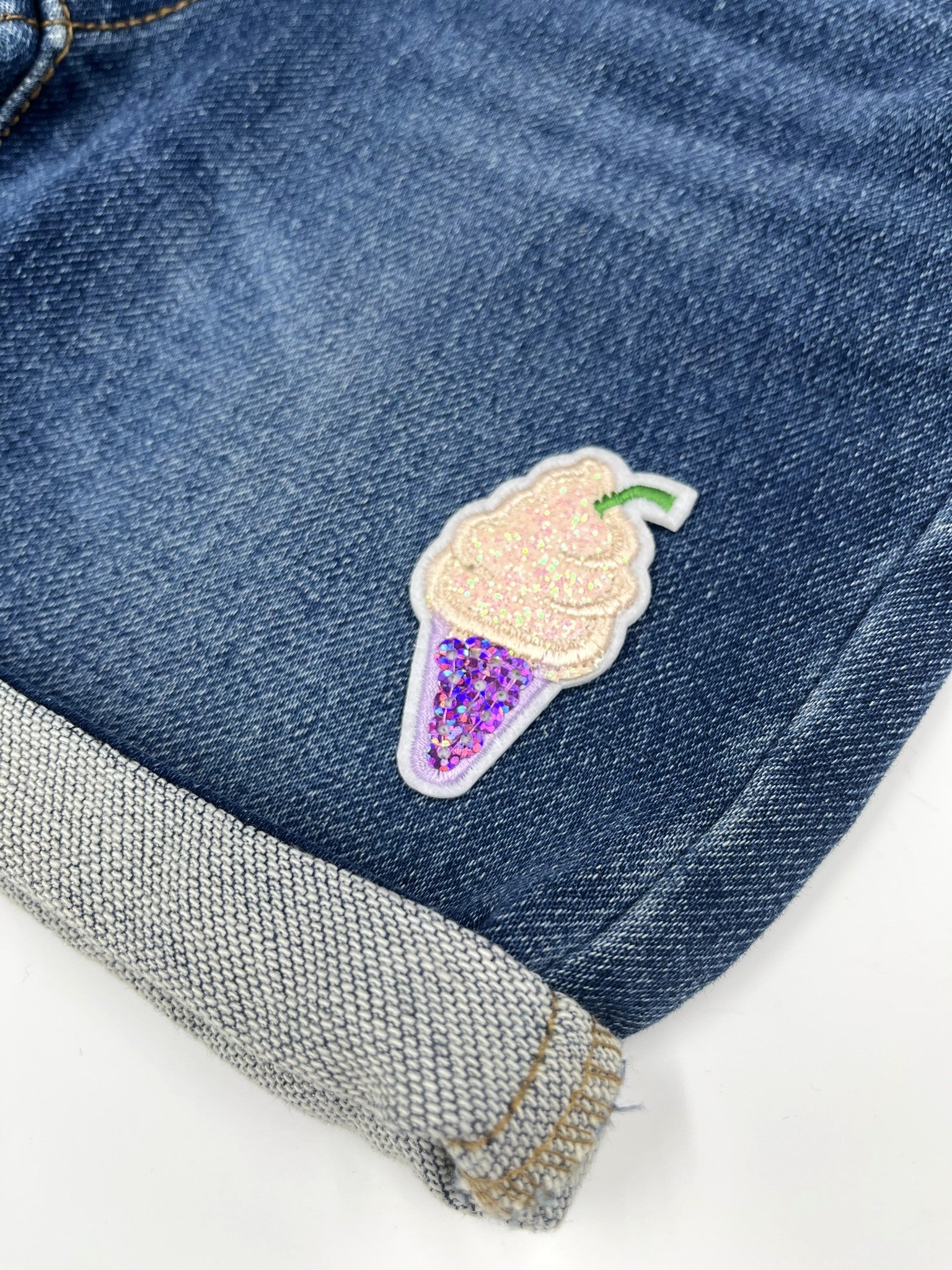 Ice-cream Cone Iron-on Patch