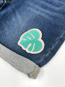Monstera Leaf Embroidery Patch