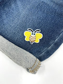 Tiny Yellow Bee Embroidery Patch