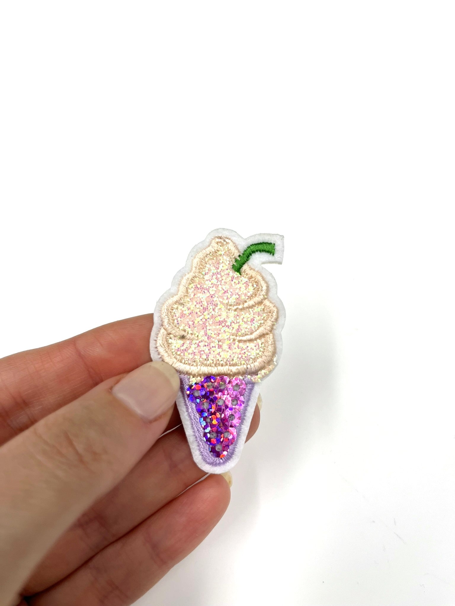 Ice-cream Cone Iron-on Patch