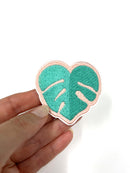 Monstera Leaf Embroidery Patch