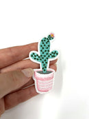 Blooming Cactus Embroidery Patch
