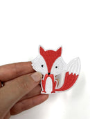 Cartoon Fox Embroidered Iron-on Patch