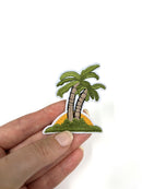 Palm Trees Sunset Embroidery Patch