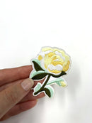 Ranunculus Embroidery Patch