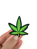 Cannabis Leaf Embroidery Patch