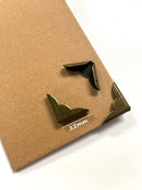 8 x Antique Bronze Book Corner Protectors, 22mm