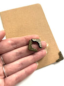 12 x Ornate Antique Bronze Book Corner Protectors, 15mm