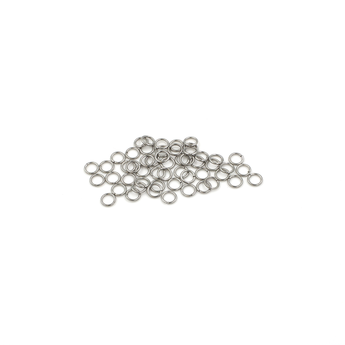 200 x Stainless Steel Jump Rings, 4x0.6mm