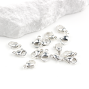 10 x 925 Sterling Silver Plated Lobster Clasps, 10x6mm
