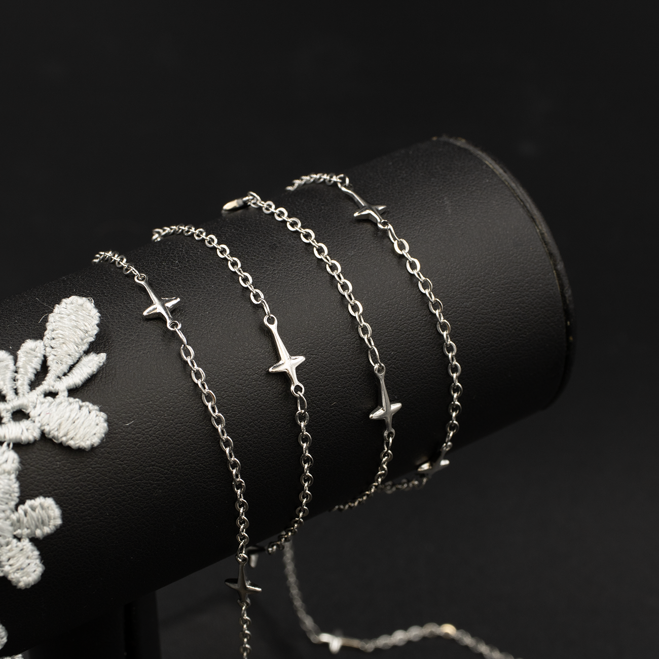 Stainless Steel Star Link Chain