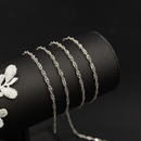 Stainless Steel 2.5 mm Singapore Chain