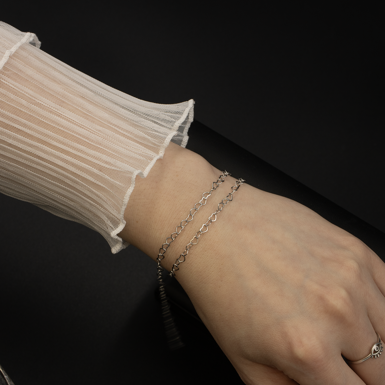 Stainless Steel Heart Link Chain