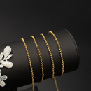 PVD Gold Stainless Steel 2mm Box Chain