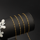 PVD Gold Stainless Steel 2mm Singapore Chain