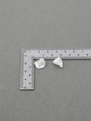 50 x Pearl Ivory Calla Lily Flower Beads, 11mm