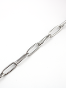 1m x Stainless Steel Paperclip Chain, 12x4mm