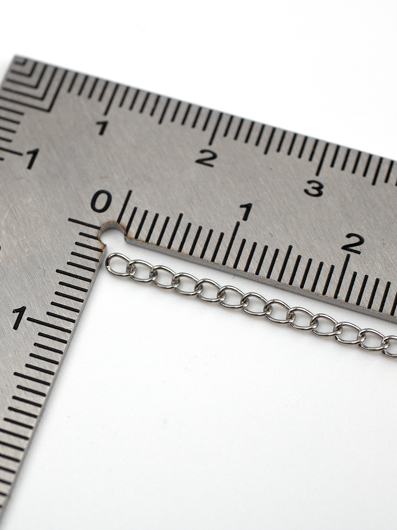 5m x Stainless Steel Curb Chain, 3.5x2mm (CH5)