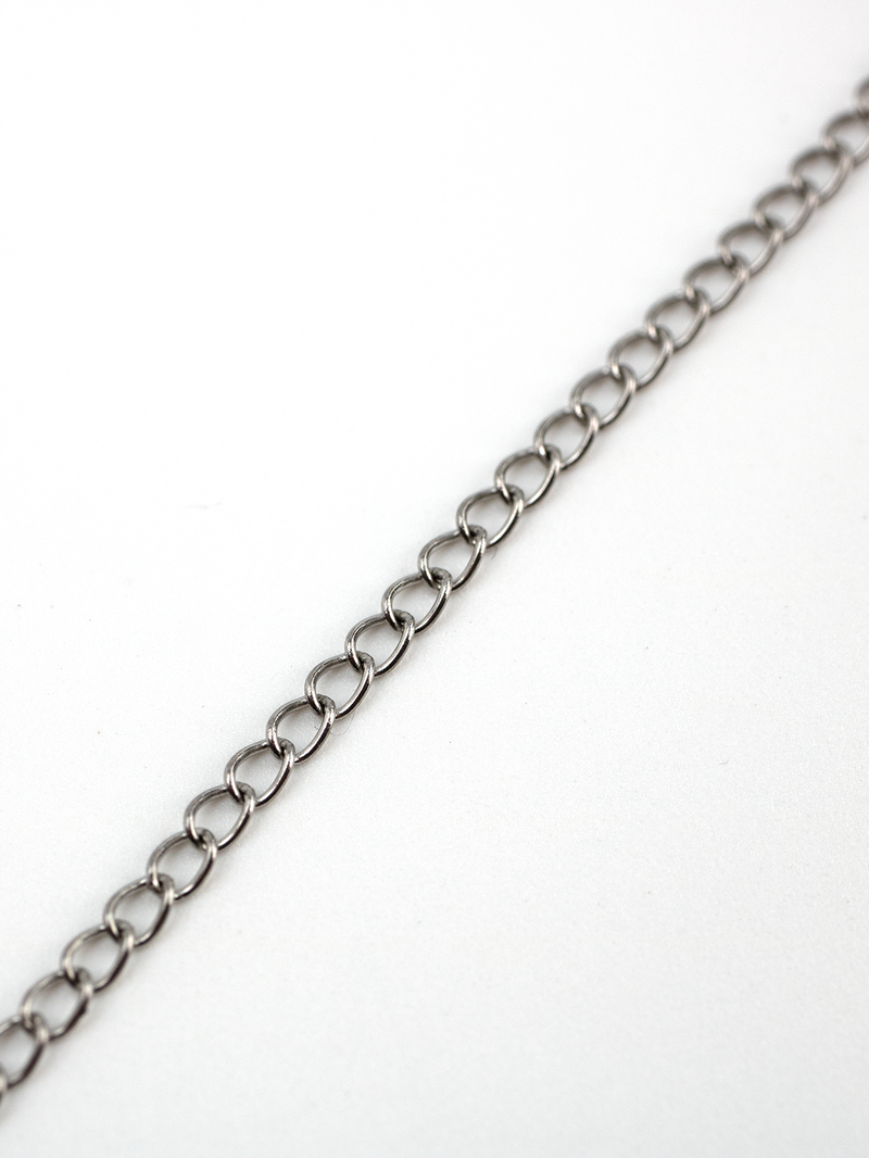 5m x Stainless Steel Curb Chain, 3.5x2mm (CH5)