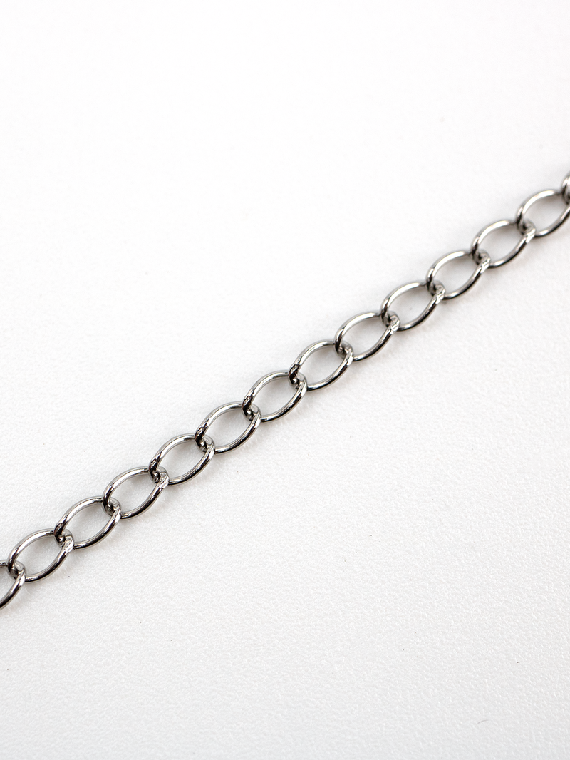 5m x Stainless Steel Curb Chain, 3x2mm (CH6)