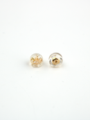 10 x 18K Gold Plated Silicone Earring Nuts 5mm Stud Backs (4059)