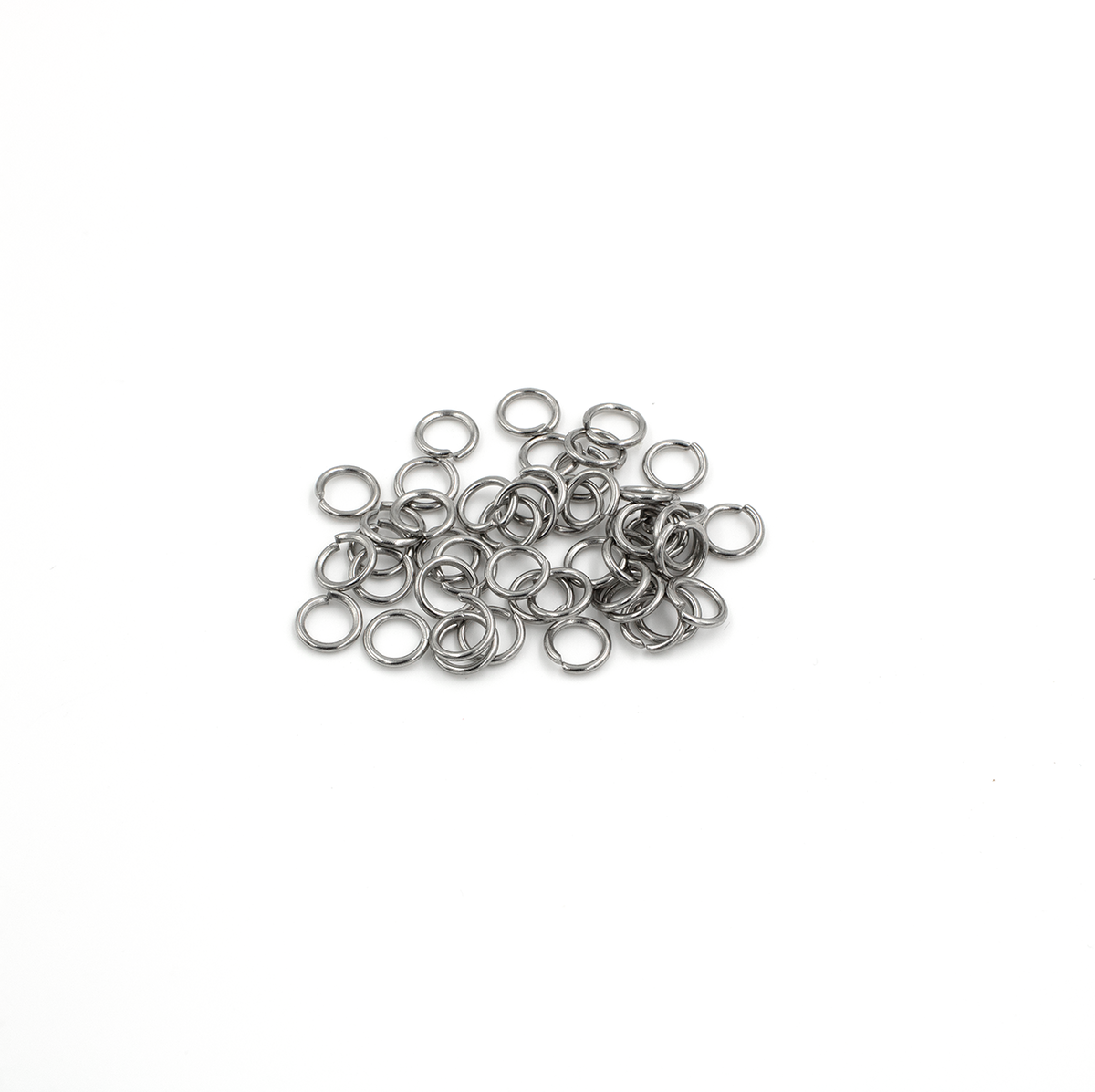 100 x Stainless Steel Jump Rings, 5.5x0.8mm