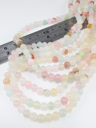 1 strand x 6mm Round Jelly Jade Beads (3067-6)