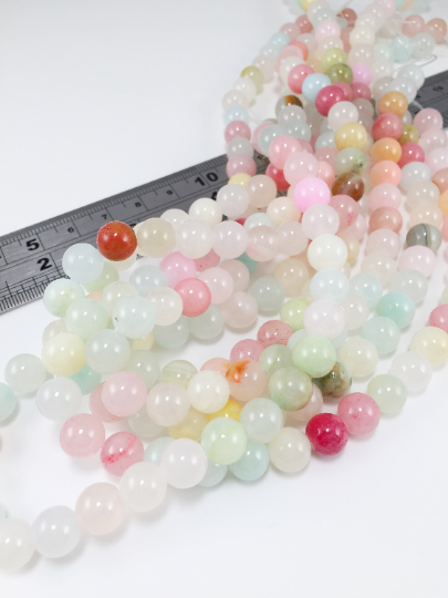 1 strand x 8mm Round Jelly Jade Beads (3067-8)