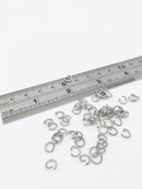 200 x Stainless Steel Jump Rings, 18 Gauge, 6x1mm (0382)