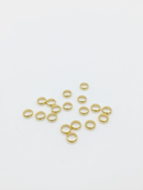 20 x 18K Gold Plated Stainless Steel Round Spacer Beads, 6x12mm (0332)