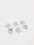 1 x Solid Stainless Steel Butterfly Pendant, 12.5x13mm (0301)