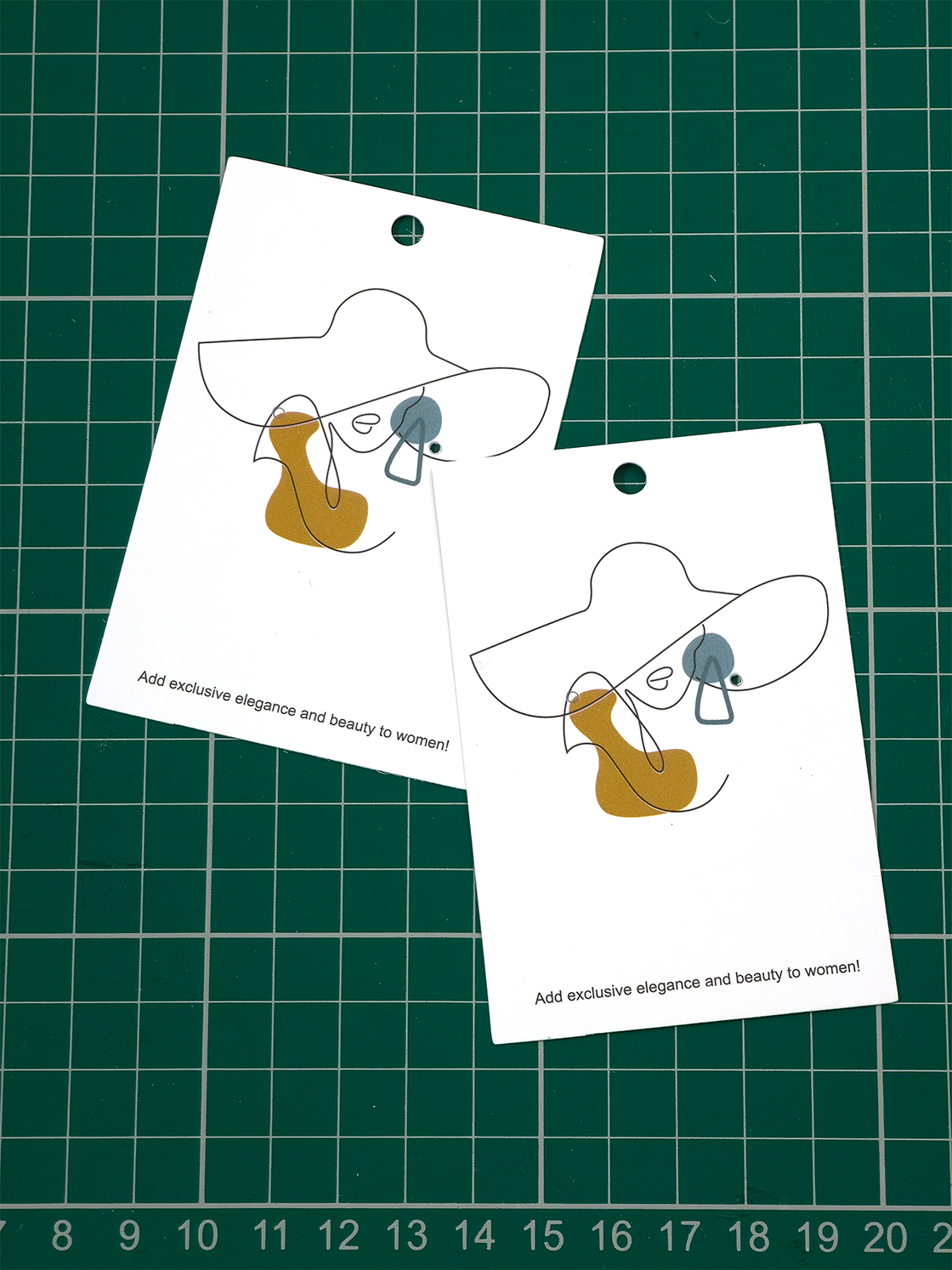 10 x Earring Display Cards, 6x9cm