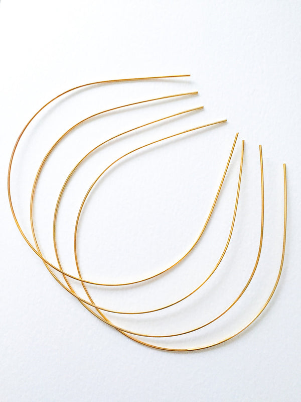 1 x Gold Tone Tiara Making Base, Gold Wire Headband
