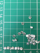 10 x 4mm Cubic Zirconia Diamond Cut Cubic Zirconia Stones Loose Cubic Zirconia for Jewellery Making