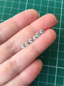 10 x 4mm Cubic Zirconia Diamond Cut Cubic Zirconia Stones Loose Cubic Zirconia for Jewellery Making