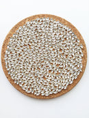 24 x Clear Glass Navette Rhinestones in Gold Sew-on Setting, 5x10mm/6x12mm/7x15mm (2788)