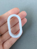Pill Shape Polymer Clay Cutters Oval Cutter