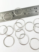 10 x 20mm Stainless Steel Round Linking Rings (0209)