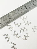 20 x Stainless Steel Double Arch Shaped Chandelier Links, 18x9.5mm (0223)