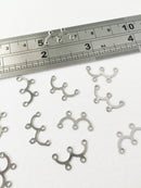 20 x Stainless Steel Double Arch Shaped Chandelier Links, 18x9.5mm (0223)