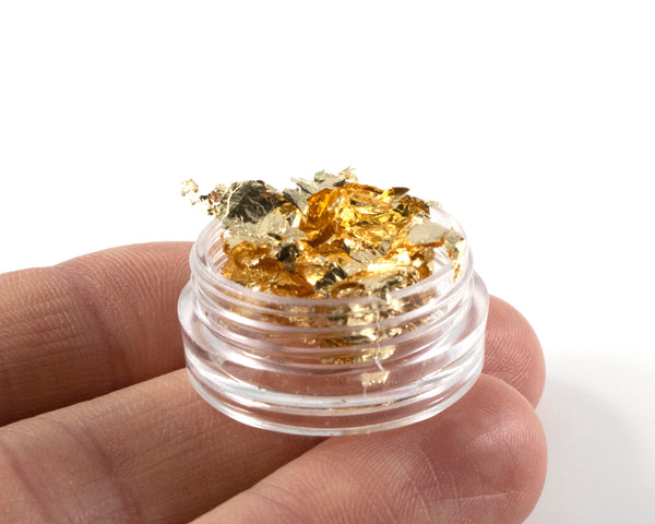 1 x Gold Foil Flakes for Epoxy Resin and Crafts
