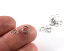200 x 6mm Stainless Steel Jump Rings, 6x0.7mm Round Jump Rings (C0718)