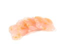 2 x Peach Blush Cellulose Acetate Resin Component, 39x31mm (C0600)