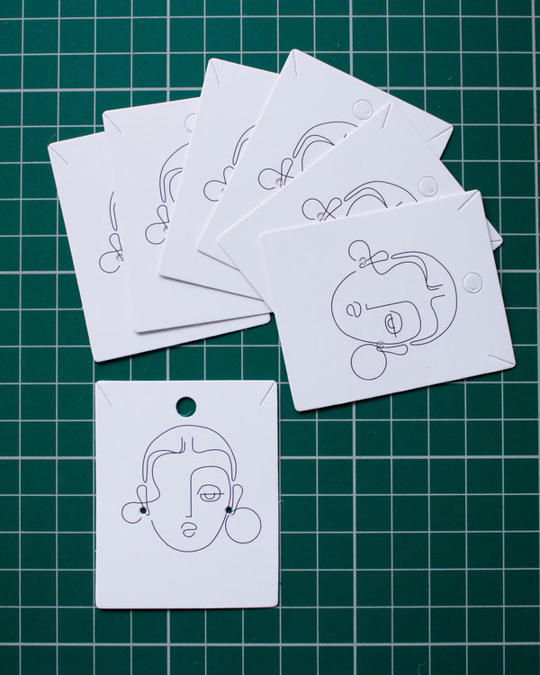 Earrings & Necklace Cards, 5x6cm
