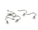 20 pairs x Stainless Steel Earring Hooks, 19mm (2414)
