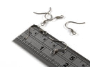 20 pairs x Stainless Steel Earring Hooks, 19mm (2414)