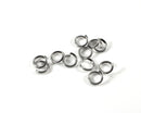150 x 8mm Stainless Steel Round Jump Rings (C0578)